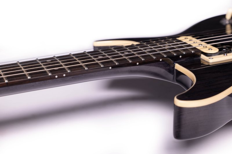 Washburn - Hawk Neck-Through Electric Guitar, Transparent Black #H10TB