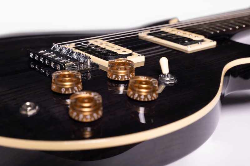 Washburn - Hawk Neck-Through Electric Guitar, Transparent Black #H10TB
