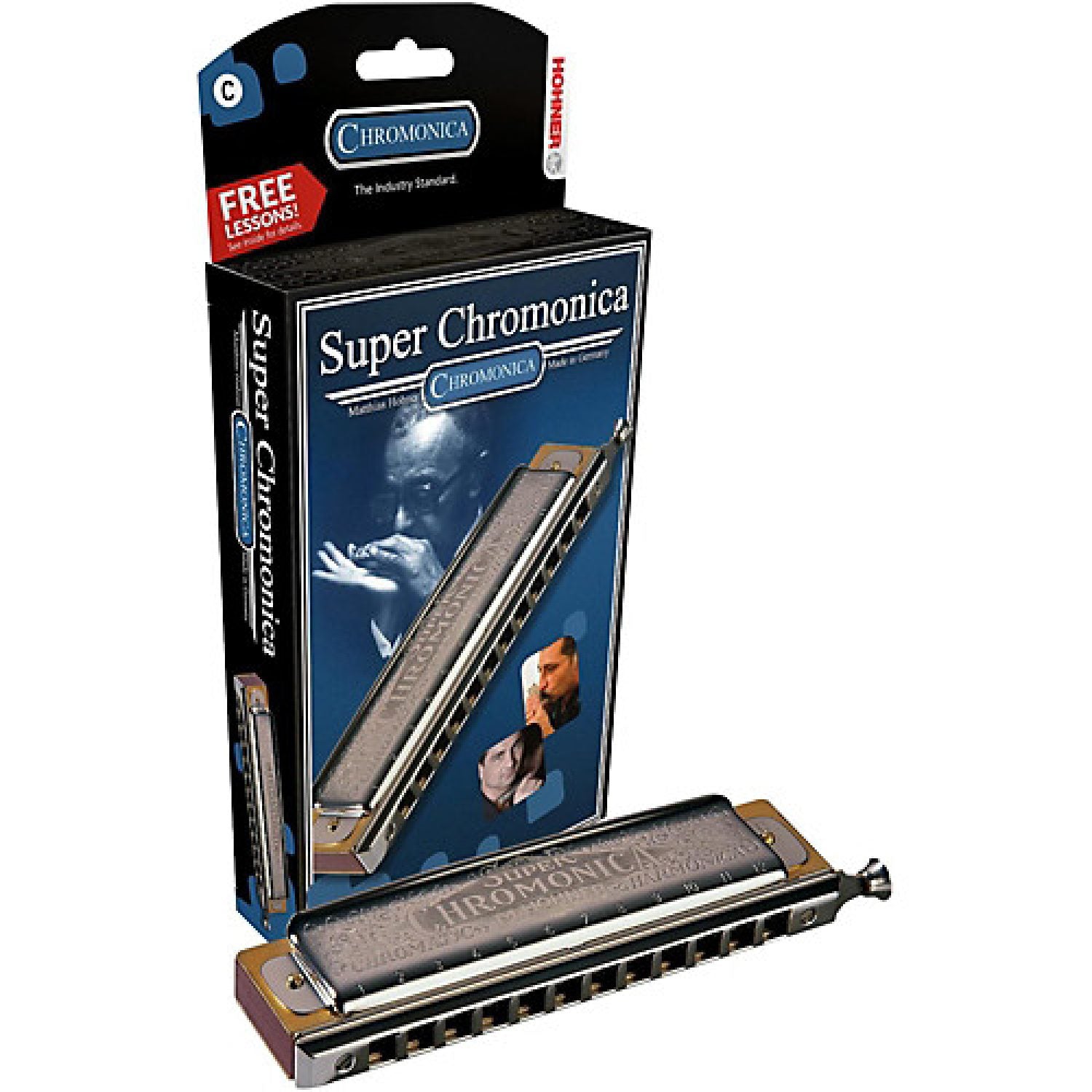 Hohner 270 Super Chromonica Harmonica box