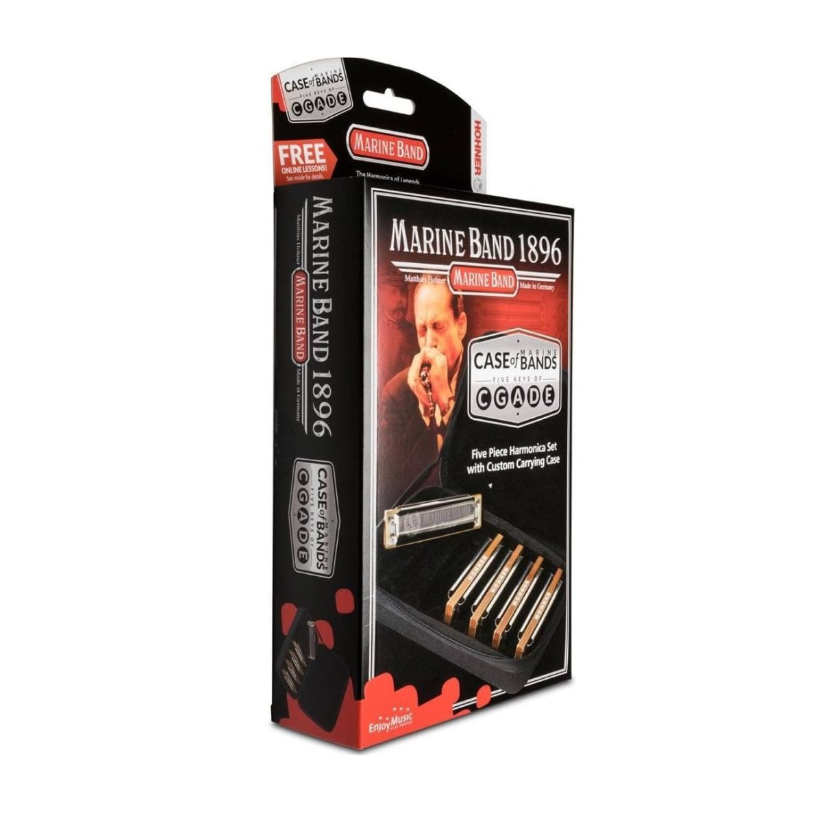 Hohner - Marine Band 5-Pack Harmonica