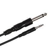 Hosa - CMP-100 Mono Interconnect 1/4 in TS to 3.5 mm TRS
