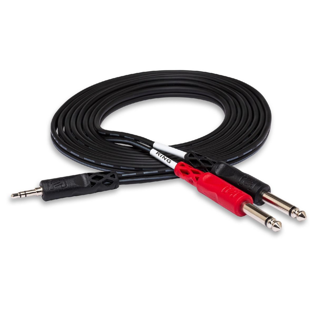 Hosa - CMP15 - Stereo Breakout - 3.5 mm TRS to Dual 1/4 in TS
