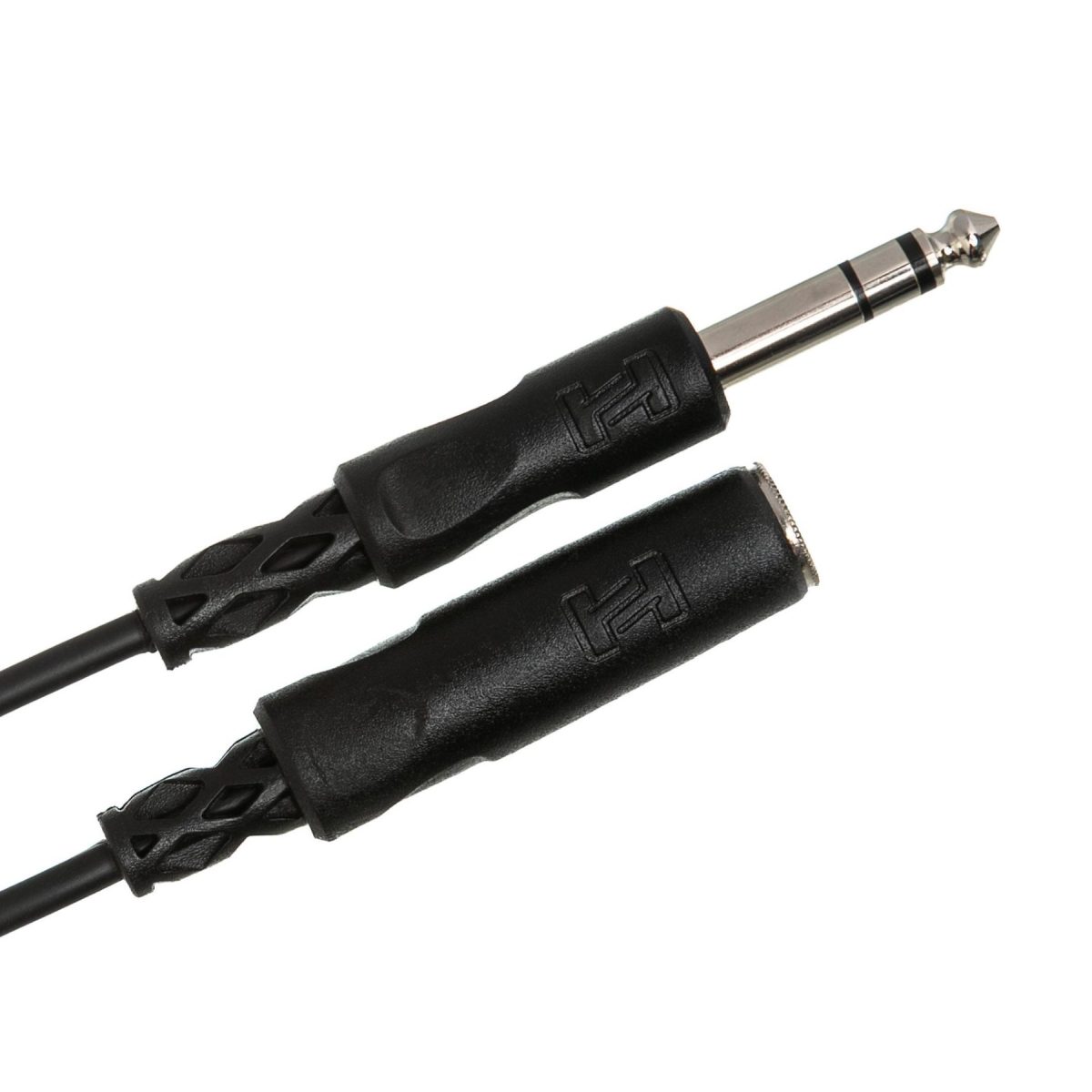 Hosa - 25' Headphone Extension Coiled Cable 1/4 TRSF to 1/4 TRS #HPE-325C