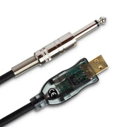 Hosa - USQ-110 10' TRACKLINK USB Interface 1/4 TS to USB Type A