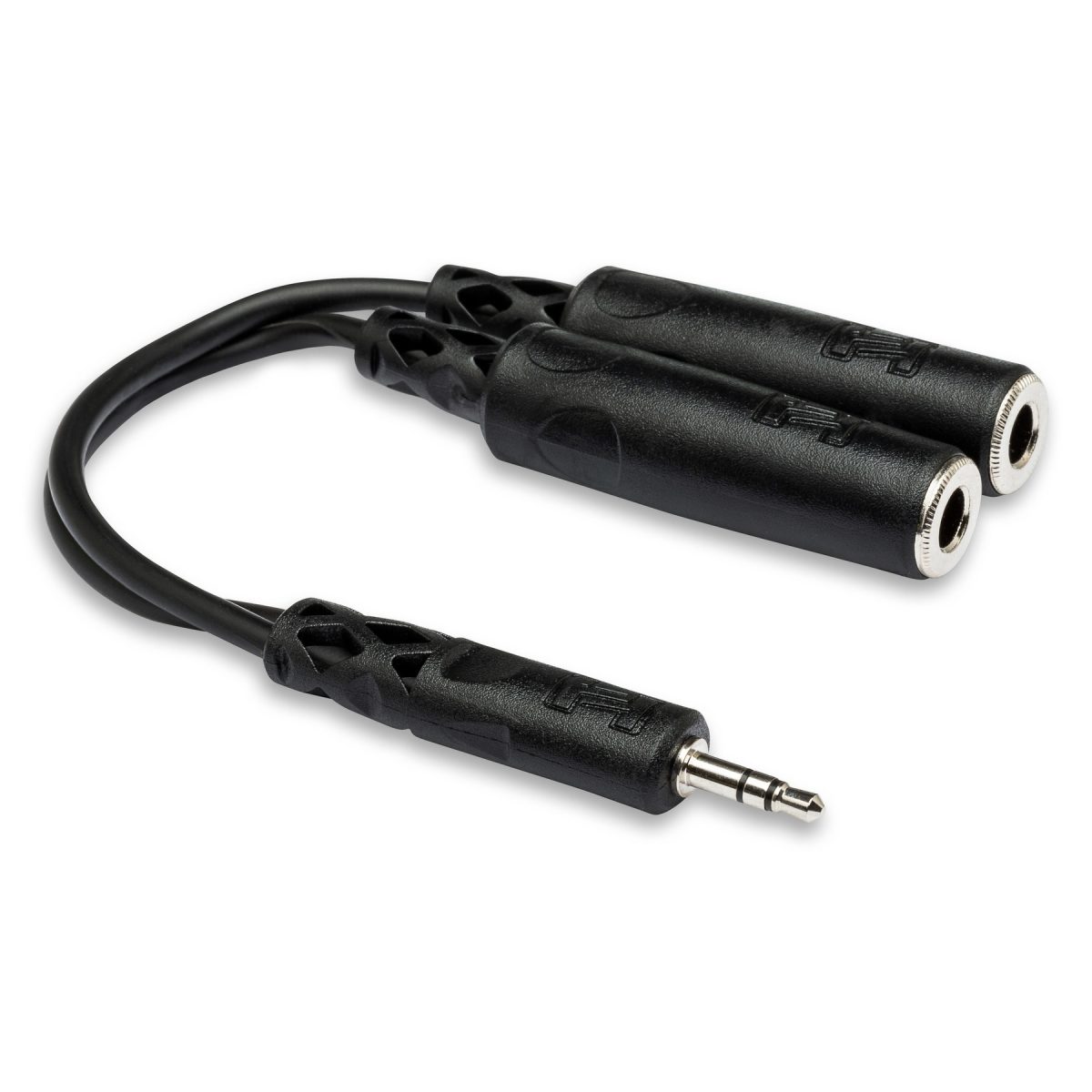 Hosa - Y Cable 3.5 mm TRS to Dual 1/4 TRSF #YMP-233