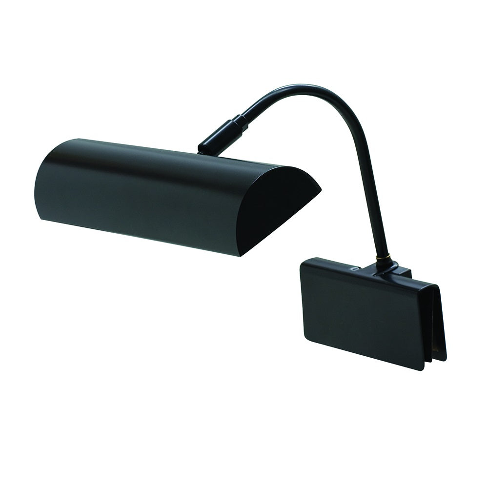 House of Troy - 10″ Grand Piano Halogen Clamp Lamp - Black #GPH10-BLK