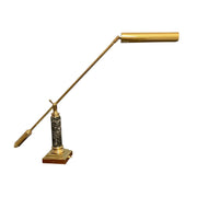 House Of Troy - Counter Balance 10'' Polished Brass and Black Marble Piano and Desk Lamp