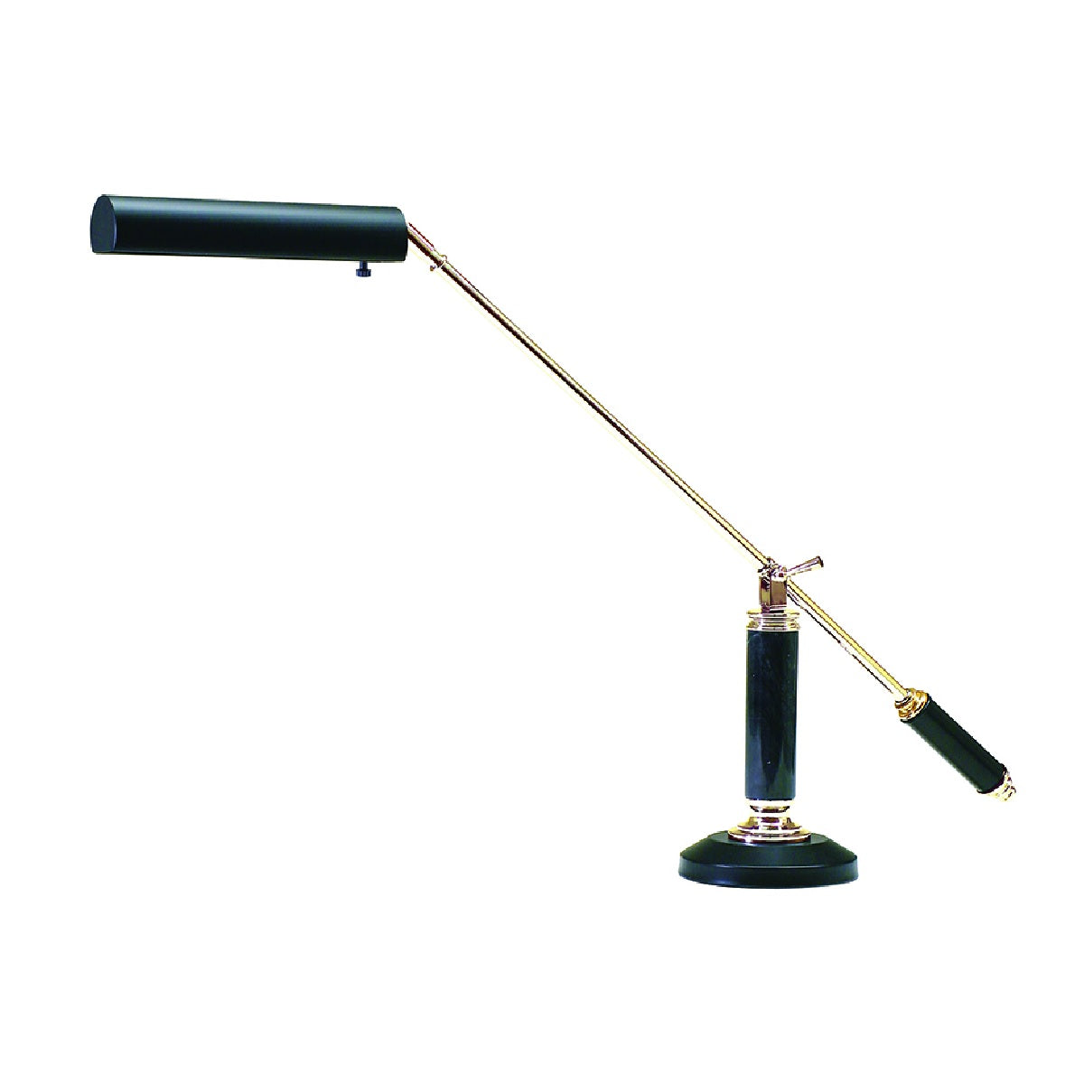 House Of Troy - P10-192-617 Counter Balance 10'' Polished Brass and Black Marble Piano and Desk Lamp