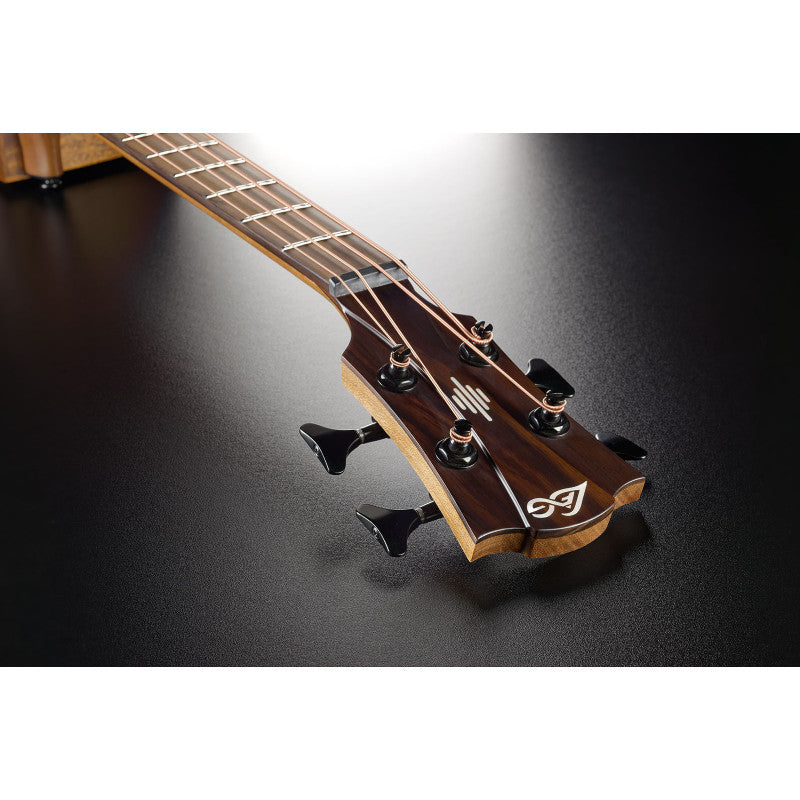 LAG Guitars - LAG HyVibe H2 HV10BCE Jumbo Acoustic Bass Cutaway Satin with Gigbag #HV10BCE