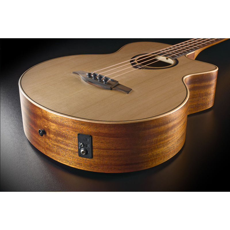 LAG Guitars - LAG HyVibe H2 HV10BCE Jumbo Acoustic Bass Cutaway Satin with Gigbag #HV10BCE