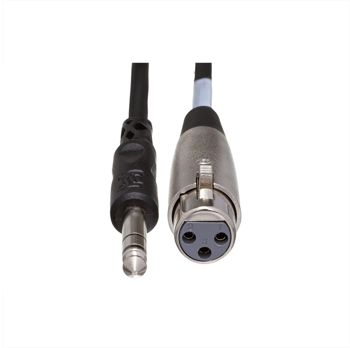 Hosa - Balanced Interconnect cable XLR3F to 1_4 in TRS - 5'- jack