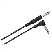 Hosa - Cable TRS to TRS -Right angle - 3 Ft