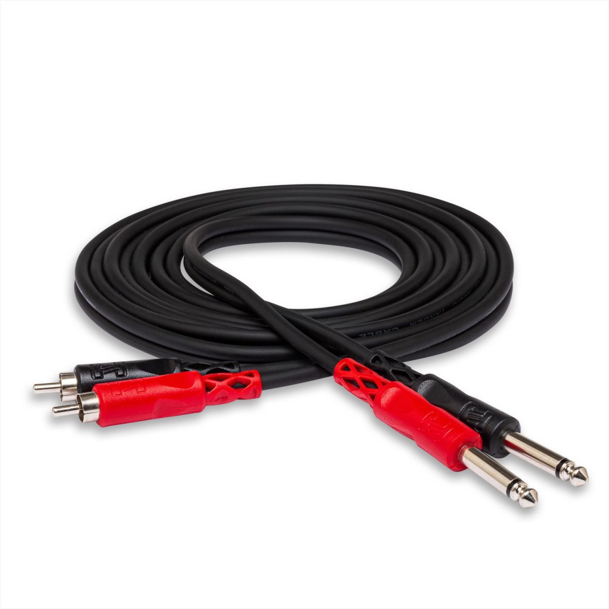 Hosa - Dual 1_4'' TS to Dual RCA - 2 m-complete