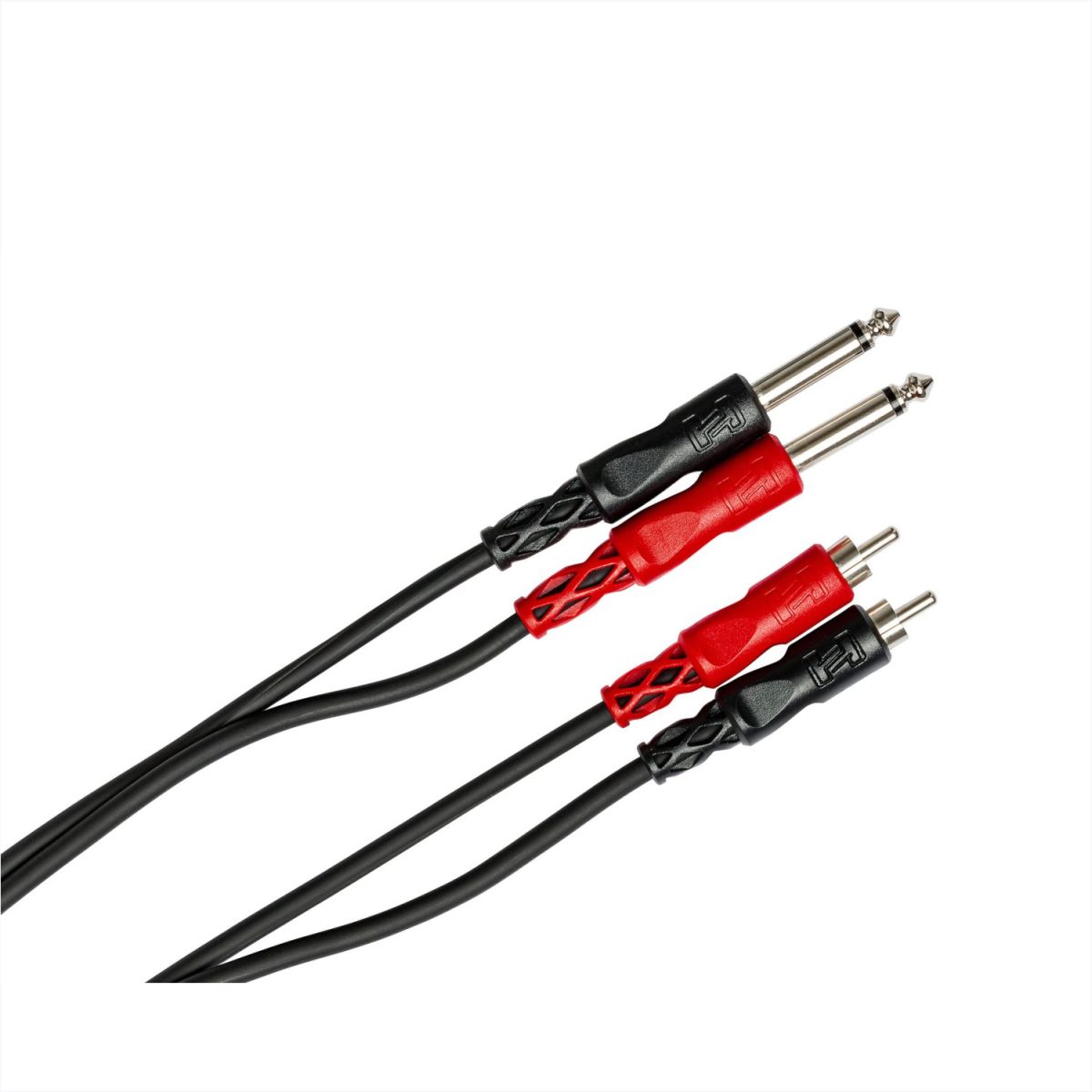 Hosa - Dual 1_4'' TS to Dual RCA - 2 m-front