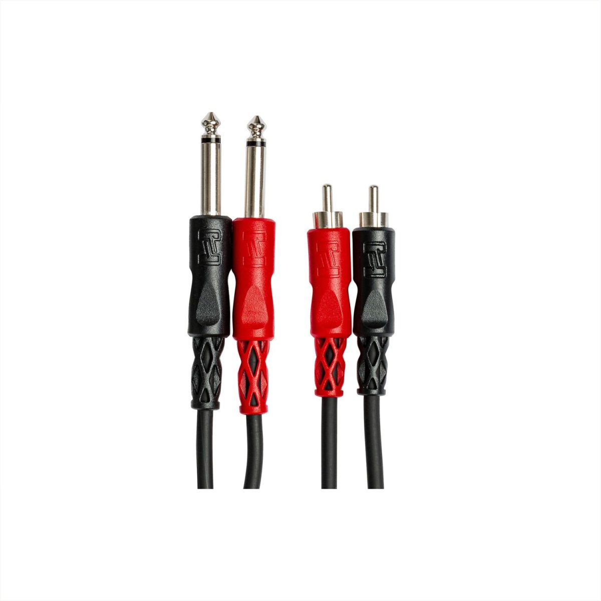 Hosa - Dual 1_4'' TS to Dual RCA - 2 m