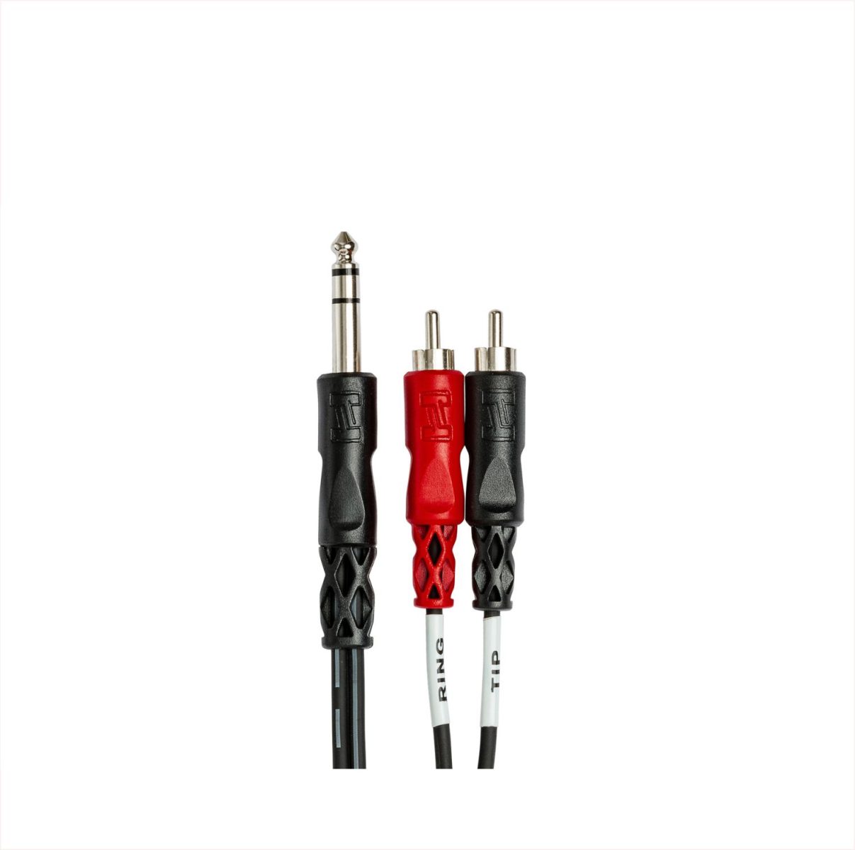 Hosa - Insert Cable 1/4 in TRS to Dual RCA