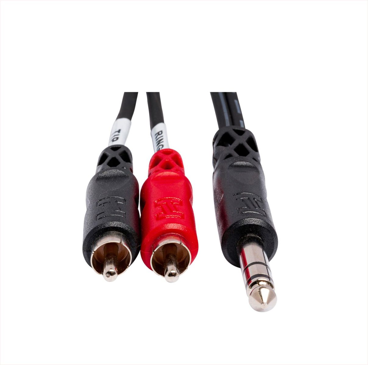 Hosa - Insert Cable 1/4 in TRS to Dual RCA