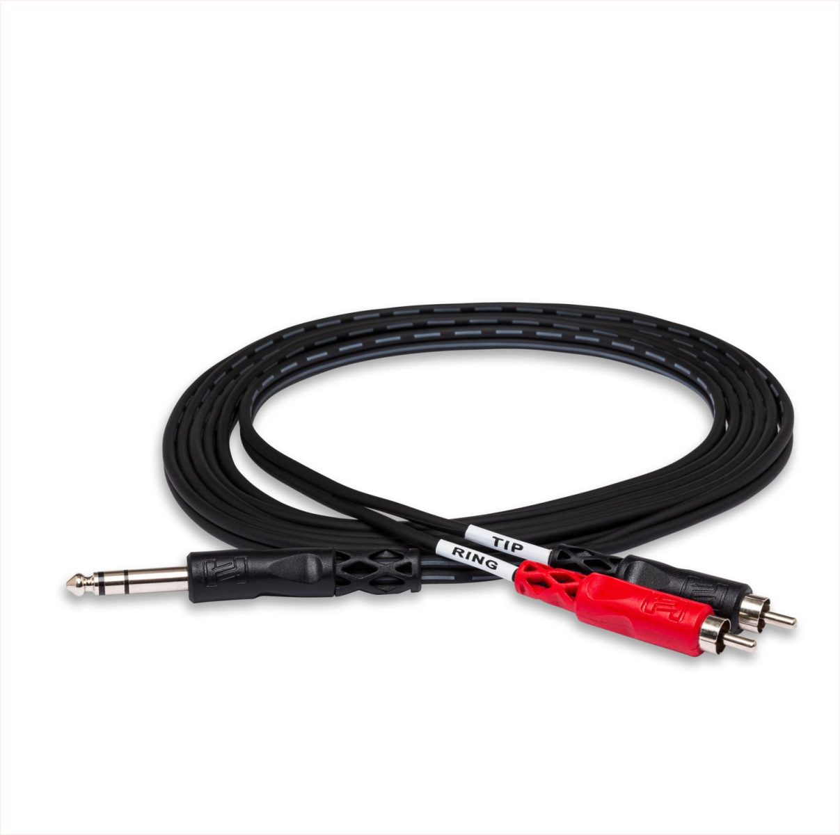 Hosa - Insert Cable 1/4 in TRS to Dual RCA