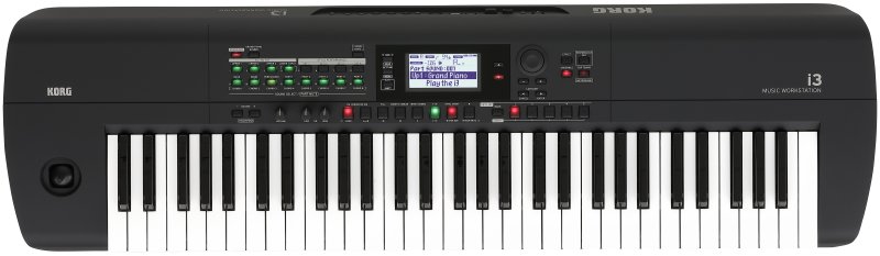 Korg - 61-Key Beginner Interactive Workstation With Backing Tracks, 64 Note Poly And Sequencer, Black #I3MB