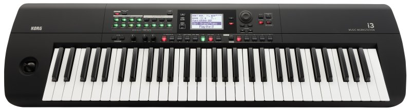 Korg - 61-Key Beginner Interactive Workstation With Backing Tracks, 64 Note Poly And Sequencer, Black #I3MB