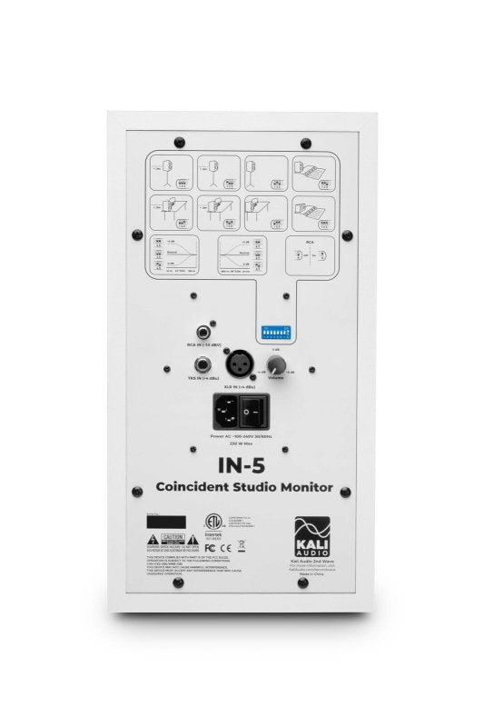 Kali Audio - 3-Way 160w Studio Monitor, White #IN5W