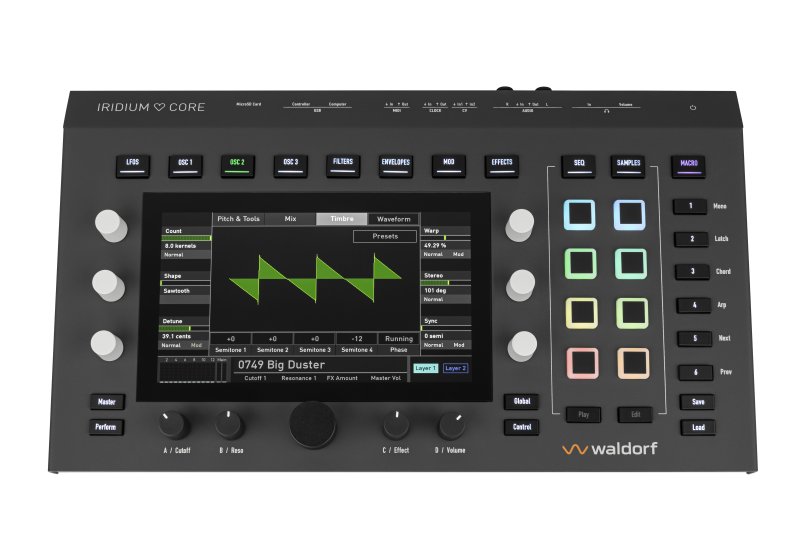 Waldorf - Iridium Core Polyphonic Desktop Synthesizer #IRIDIUMCORE