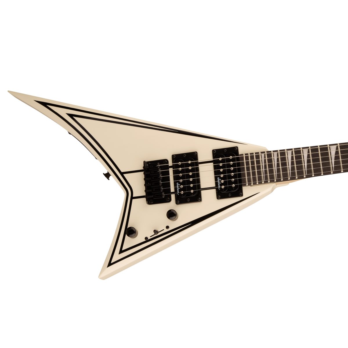 Jackson - JS1XM RR Minion - White with Black Pinstripes #2913335541