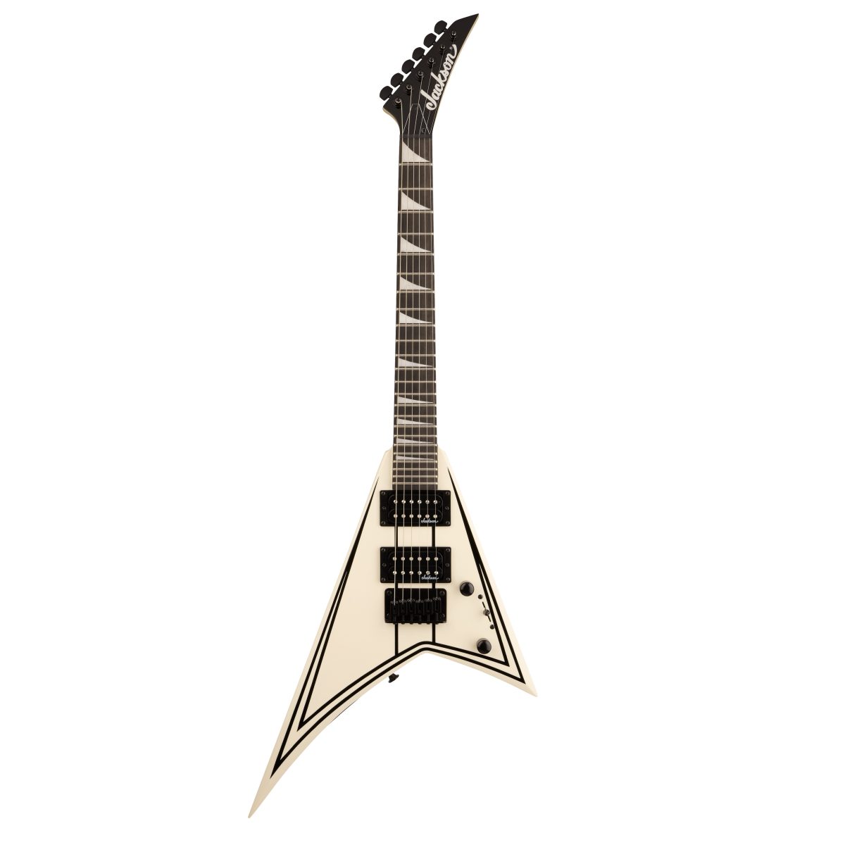 Jackson - JS1XM RR Minion - White with Black Pinstripes #2913335541