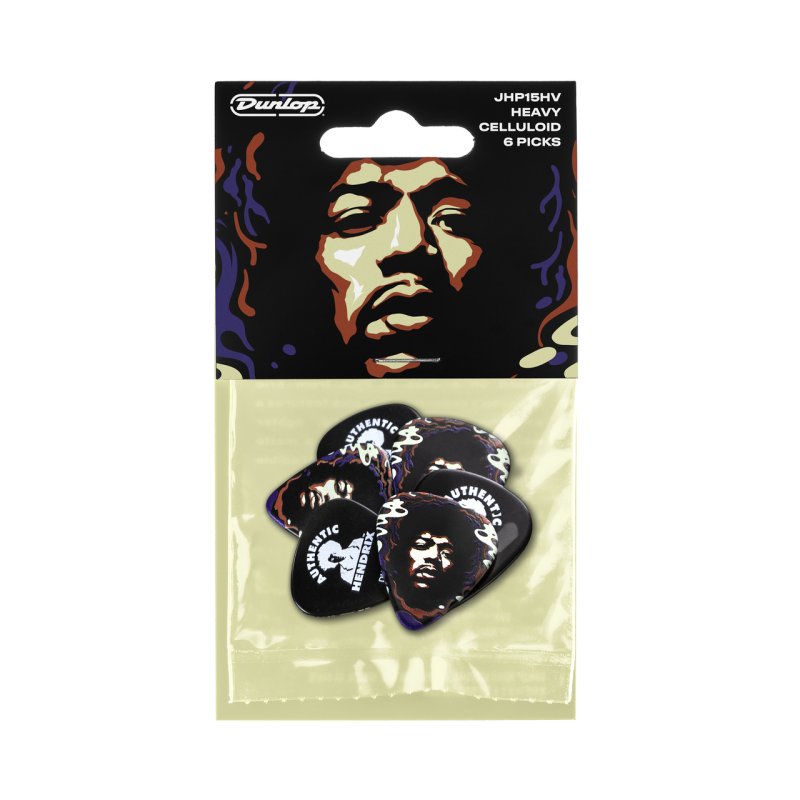 Dunlop - Jimi Hendrix™ ’69 Psych Series Star Haze Guitar Pick (6 Pack) #JHP15HV