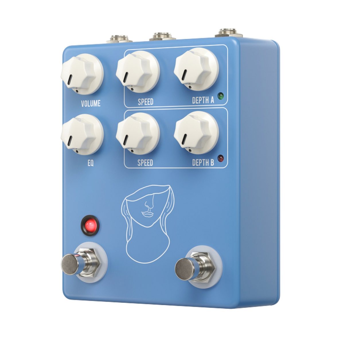 JHS Pedals - Artificial Blonde - Madison Cunningham Signature Vibrato Side