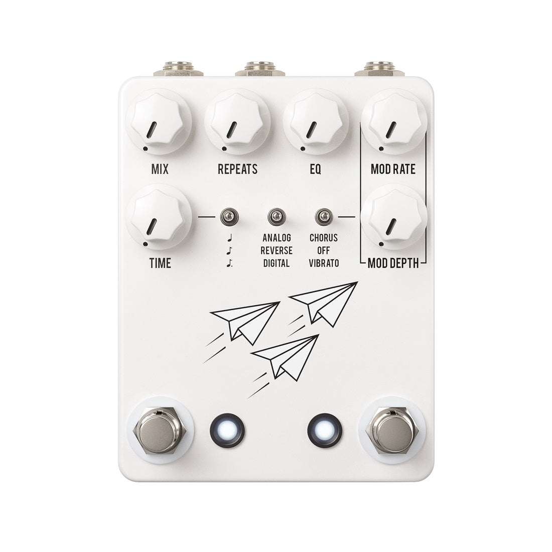 JHS Pedals - Flight Delay - White
