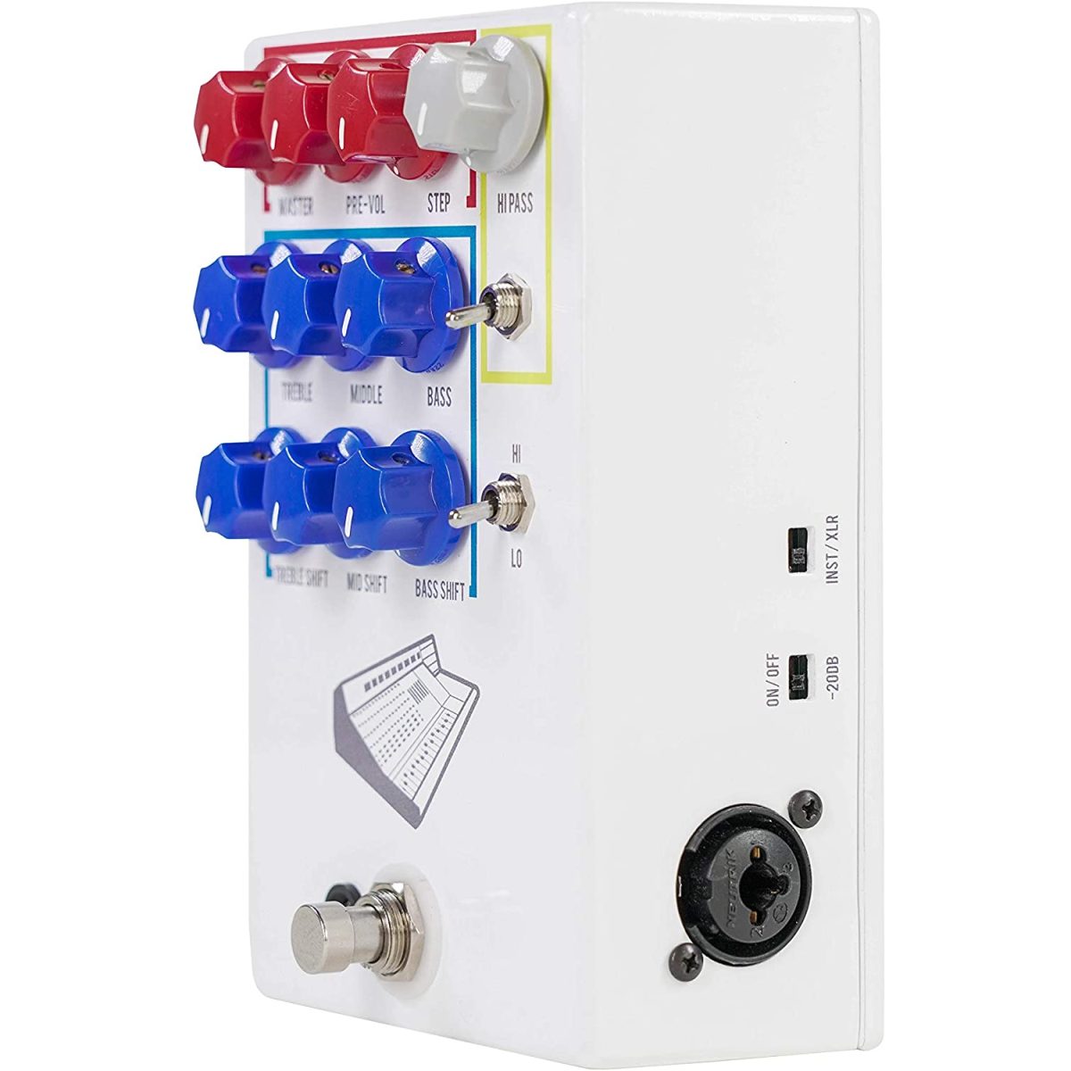 JHS Pedals - Colour Box V2 Preamp Pedal-side