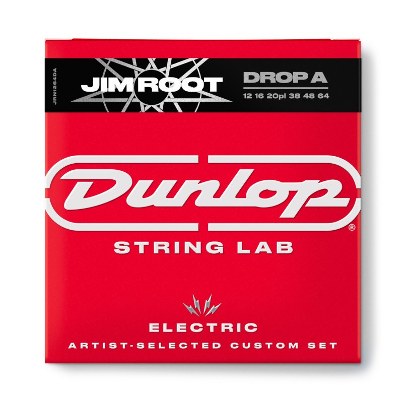Dunlop - Jim Root Signature String Lab Series Drop A Electric Guitar String Set (12-64) #JRN1264DA