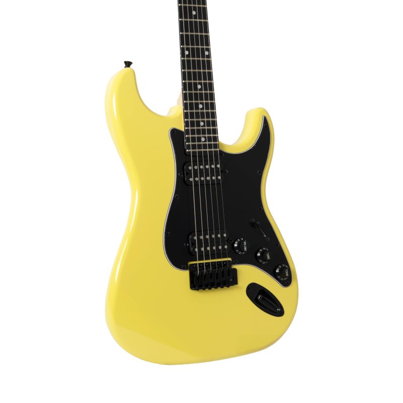 Jay Turser - Double-Cutaway Electric Guitar with Dual Humbuckers, Daphne Yellow #JT-120-DP