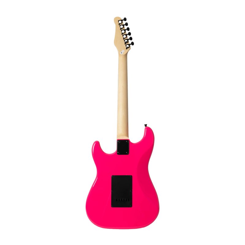 Jay Turser - Double-Cutaway Electric Guitar with Dual Humbuckers, Hot Pink #JT-120-HP