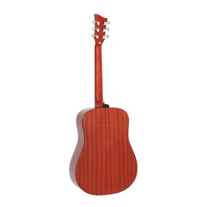 Jay Turser - Dreadnought Acoustic Guitar, Full Size, Red Burst Quilt #JTA524D-RSBQ