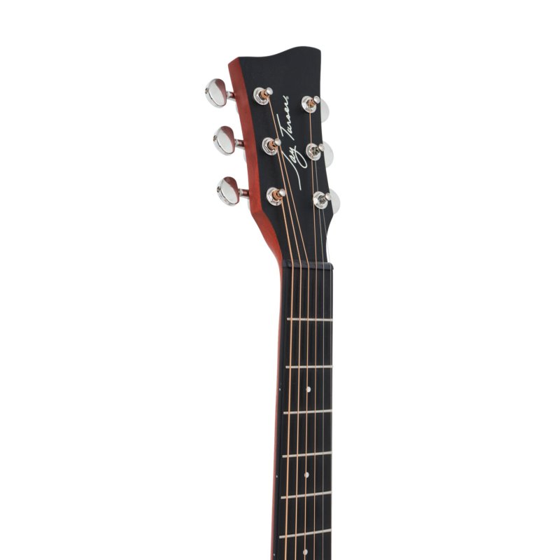 Jay Turser - Dreadnought Acoustic Guitar, Full Size, Red Burst Quilt #JTA524D-RSBQ
