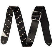 Jackson - Metal Stud Leather Strap Black