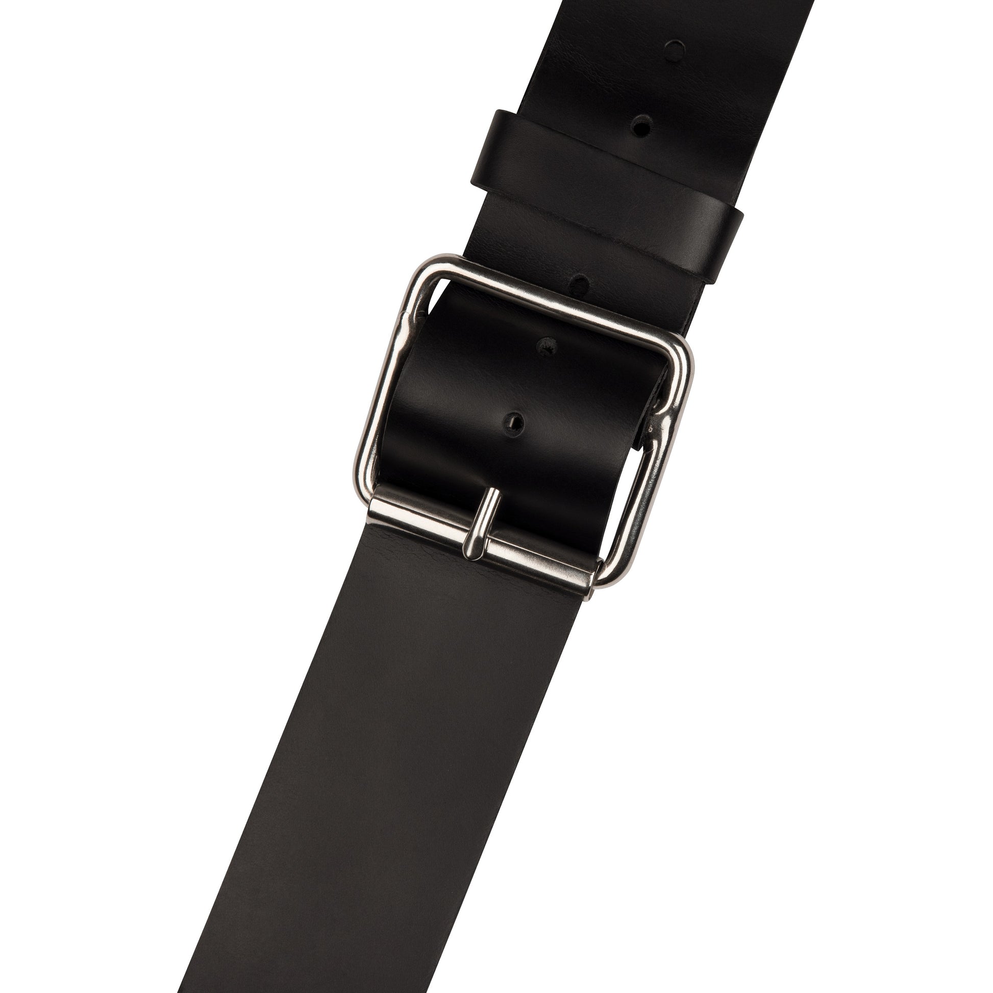Jackson - Metal Stud Leather Strap Black
