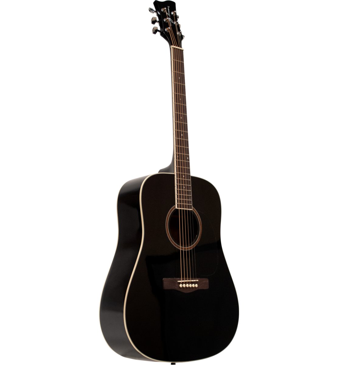 Jay Turser - JTA524 DBK - Acoustique Dreadnought, pleine taille - Noir