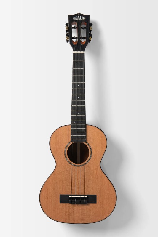 Kala - All Solid Cedar Top Mahogany 12th Fret Tenor Ukulele with Bag, Satin #KA-12-SCMH-T-BAG