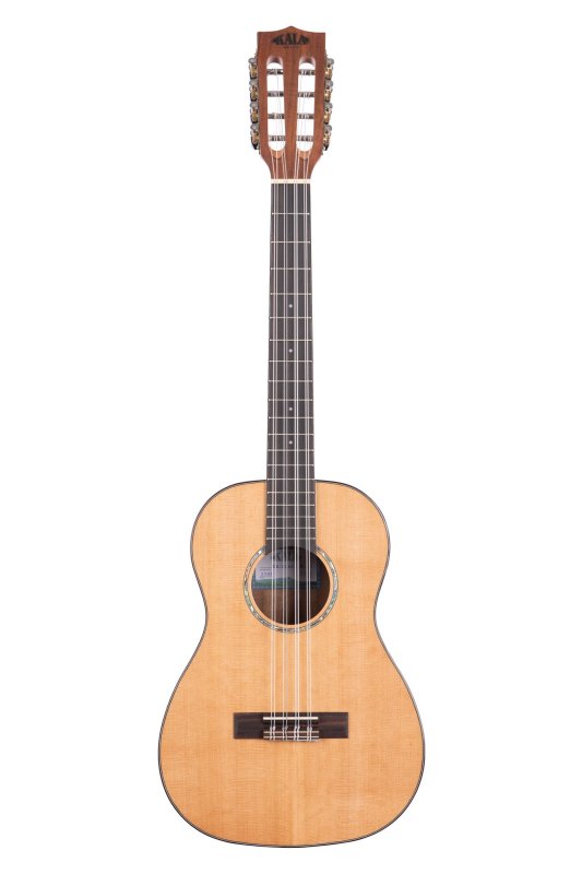 Kala - Gloss Solid Cedar Top Acacia 8 String Baritone #KA-SCAC-B8