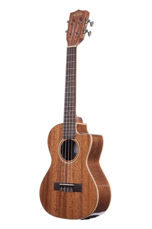 Kala - Gloss Solid Mahogany Tenor Ukulele Cutaway With EQ #KA-SMH-TG-CE