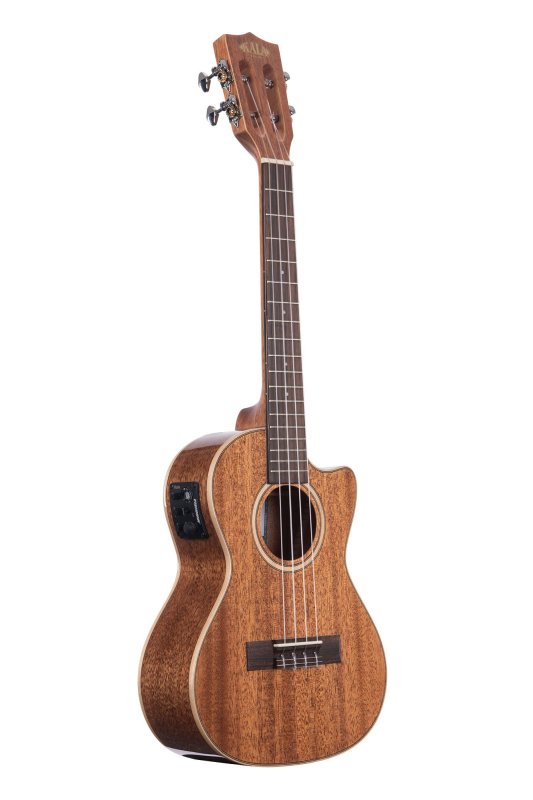 Kala - Gloss Solid Mahogany Tenor Ukulele Cutaway With EQ #KA-SMH-TG-CE
