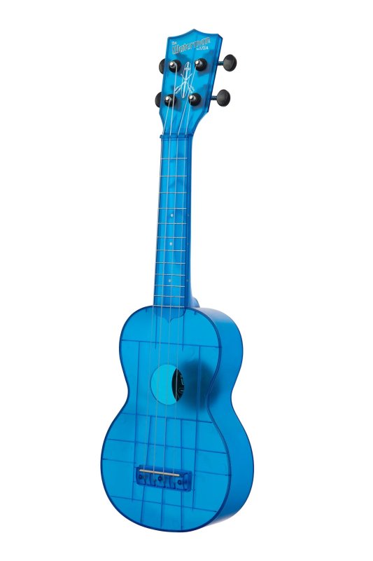 Kala - Soprano Waterman Ukulele, Cobalt Blue Transparent #KA-WMT-BL-S