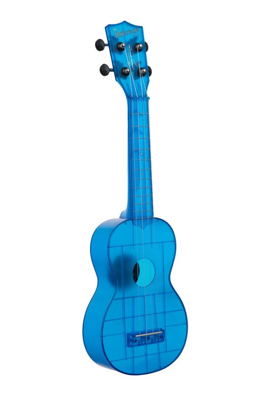 Kala - Soprano Waterman Ukulele, Cobalt Blue Transparent #KA-WMT-BL-S