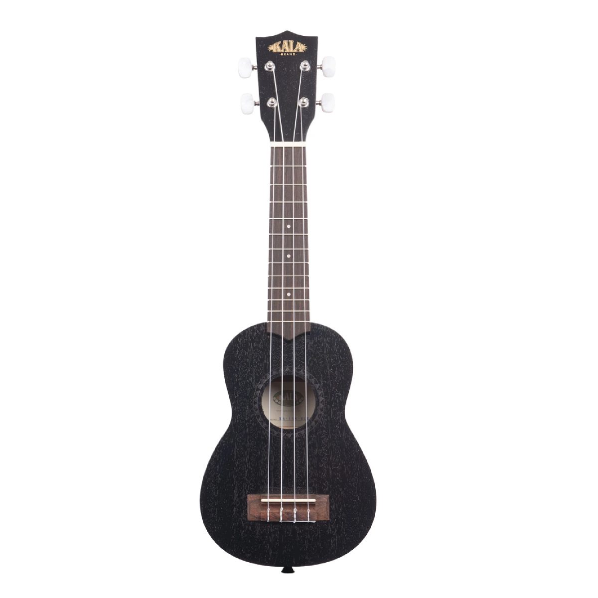 KALA 15SBLK Black Satin Mahogany Soprano front