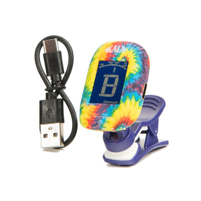 Kala – Tie Dye Klipz accordeur chromatique rechargeable #KKR-TIEDYE