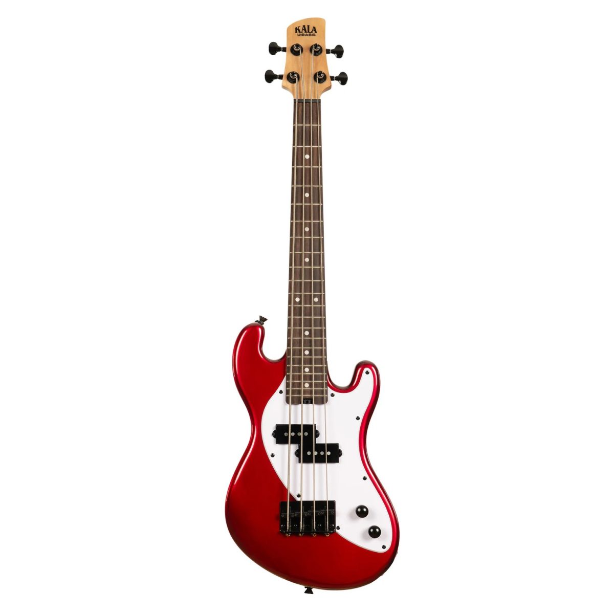 Kala - Solid Body U•BASS 4-String - Candy Apple Red #UBASS-SB-RD-FS
