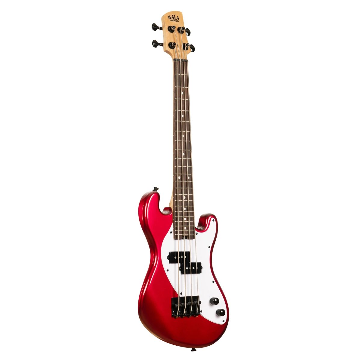Kala - Solid Body U•BASS 4-String - Candy Apple Red #UBASS-SB-RD-FS